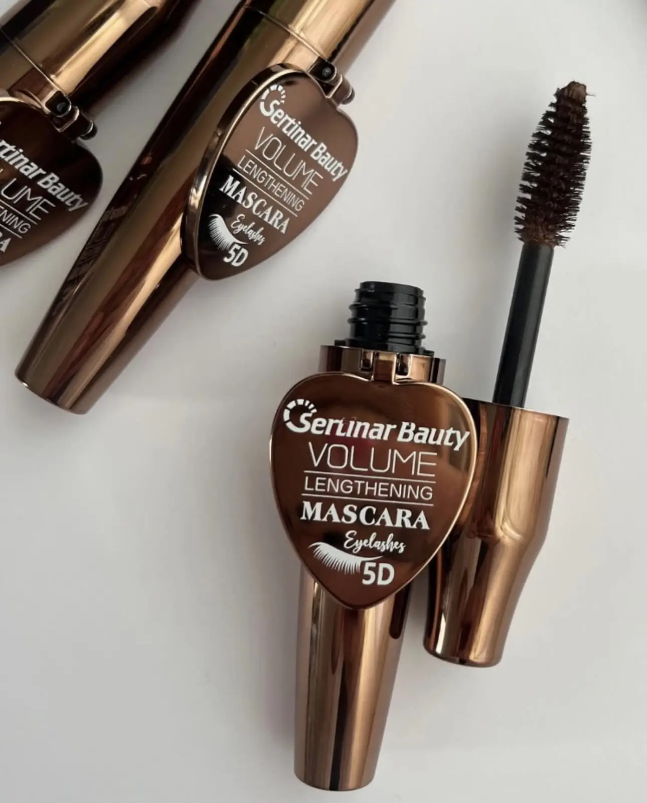 ریمل قهوه ای آینه دار