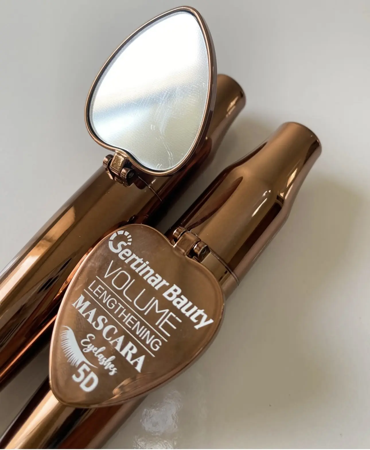 ریمل قهوه ای آینه دار